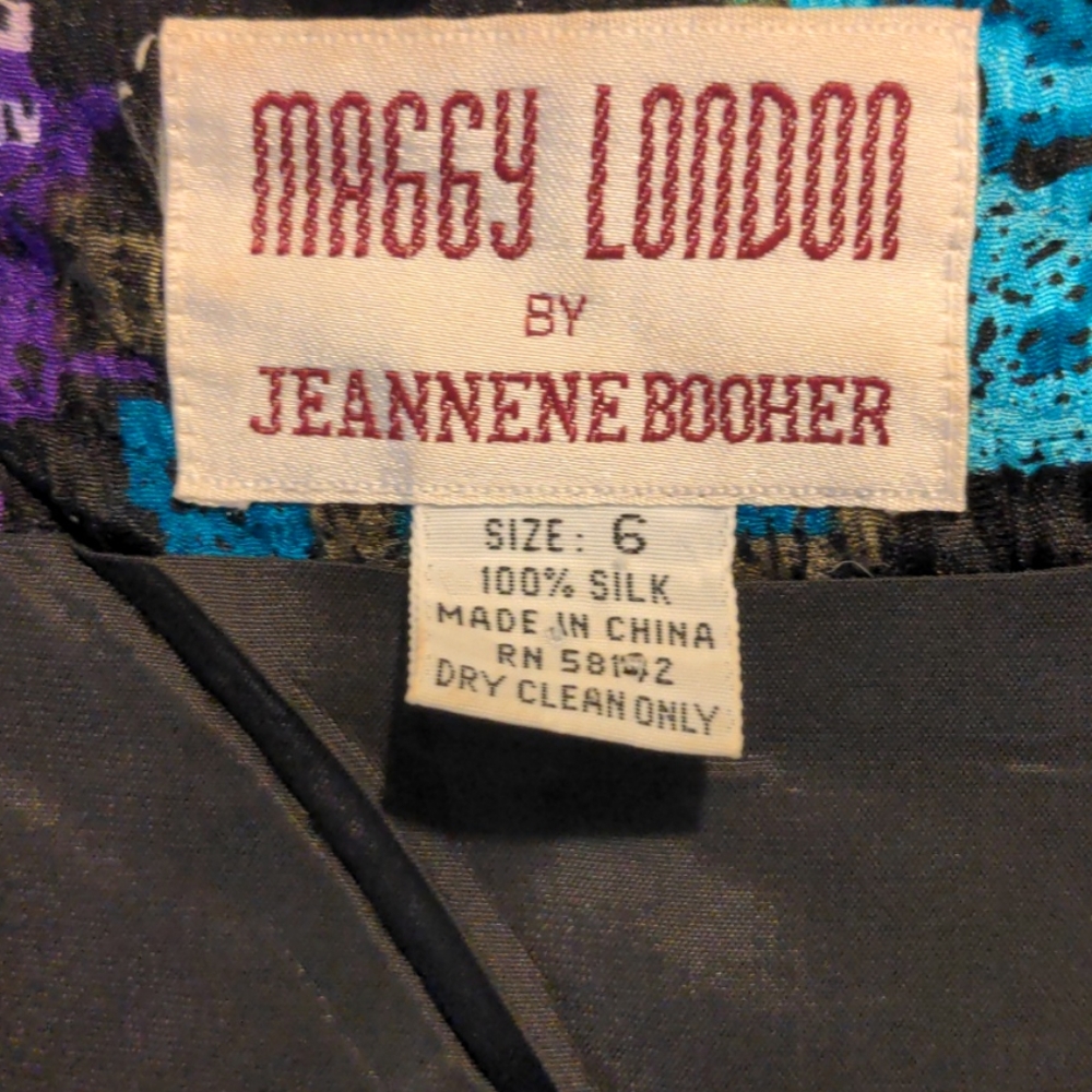 Vintage Silk Maggie London Blazer - Picture 3 of 6